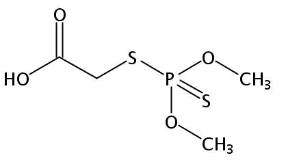(Dimethoxythiophosphinoylthio)acetic acid (MET-12017A)