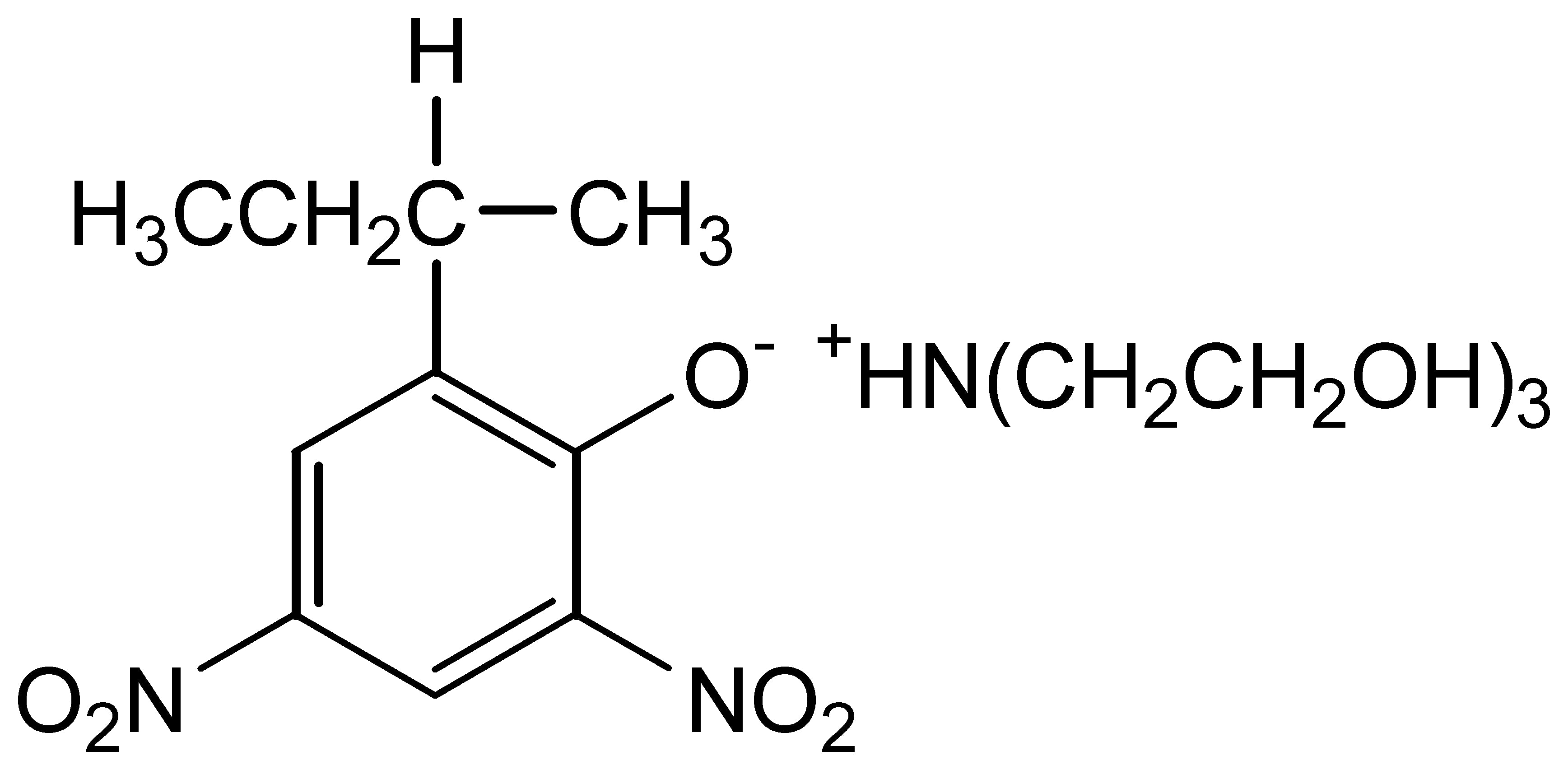 2-sec-Butyl-4,6-dinitrophenol triethanolamine salt (N-10517)