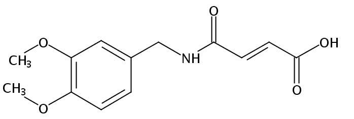 N-(3,4-dimethoxybenzyl)maleamic acid (N-12928)
