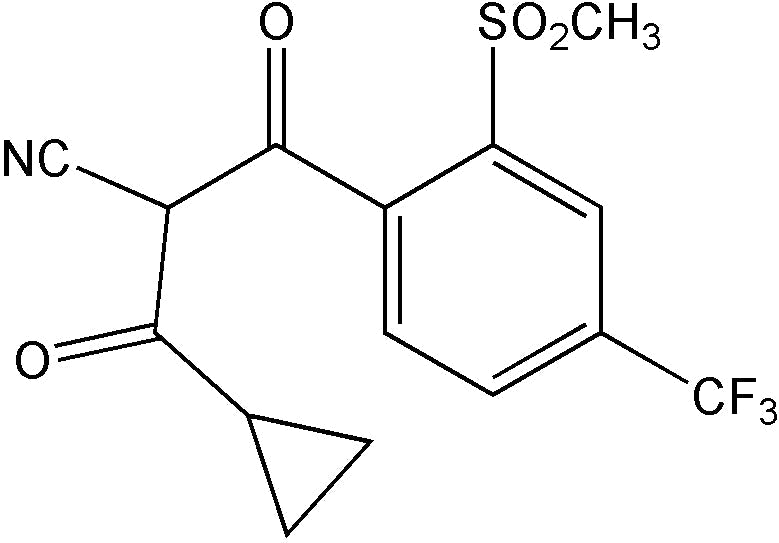 1-(Methylsulfonyl-4-trifluoromethyl phenyl)-2-cyano-3-cyclop (MET-12287A)