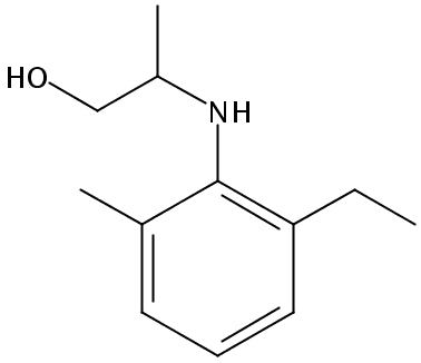 2-[(2-Ethyl-6-methylphenyl)amino]-1-propanol (MET-12478A)