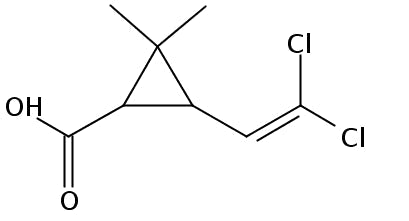 3-(2,2-Dichlorovinyl)-2,2-dimethyl-(1-cycloprop.)carb. acid (MET-12848A)