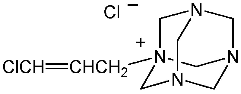1-cis-3-Chloroallyl-3,5,7-triaza-1-azonia-adamantane chlorid (N-10045)
