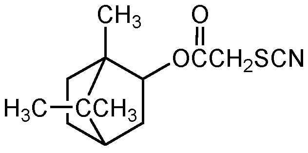 Isobornyl thiocyanoacetate (N-12232)