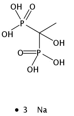 1-Hydroxyethylidene-1,1-diphosphonic acid trisodium salt (NG-CDF20)